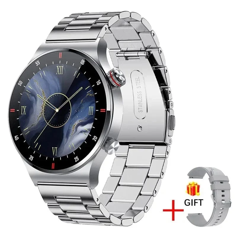 LIGE EKG + PPG Bluetooth Anruf Smart Watch Männer 2024 Sport Smart Armband NFC Wasserdicht Custom Uhren Gesicht Männer Smartwatch für Männer