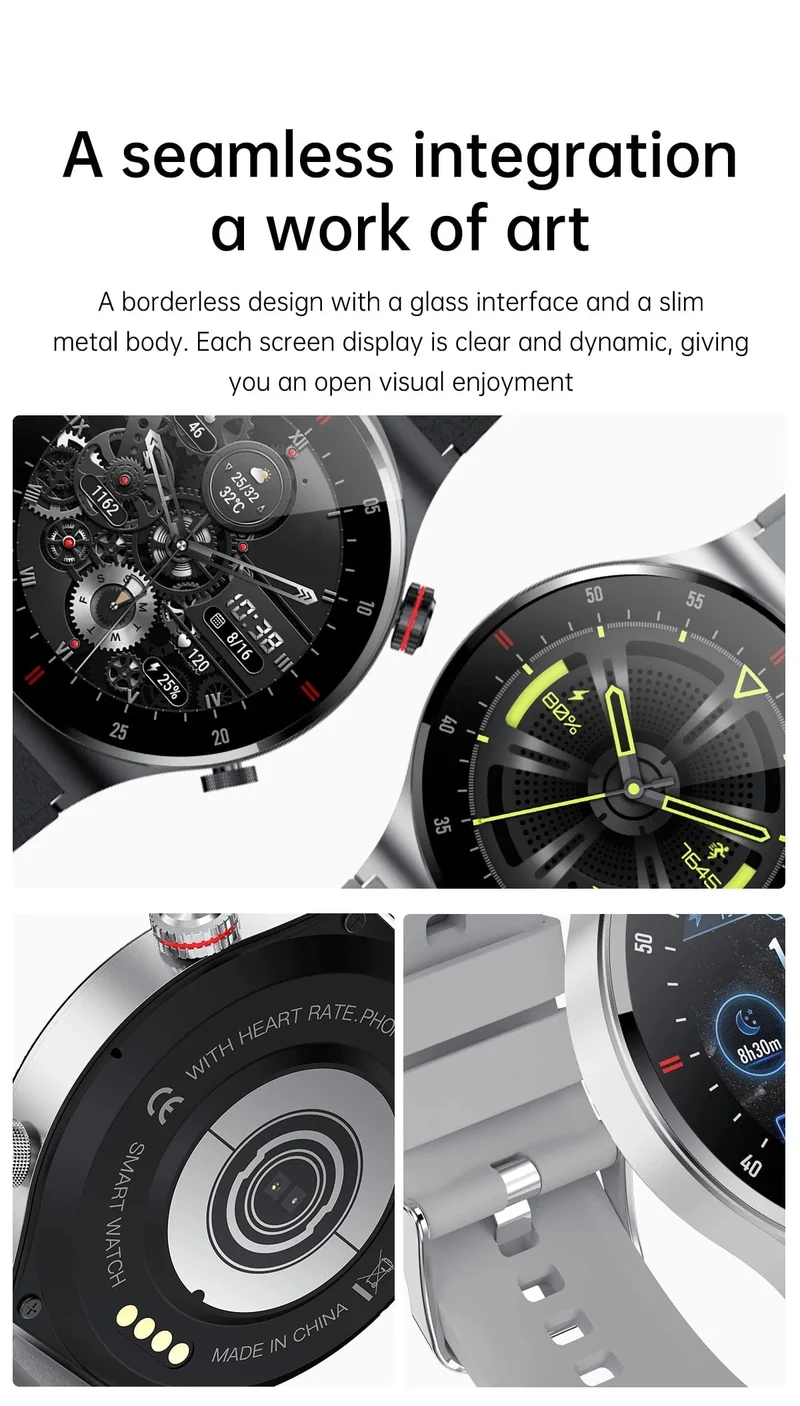 LIGE EKG + PPG Bluetooth Anruf Smart Watch Männer 2024 Sport Smart Armband NFC Wasserdicht Custom Uhren Gesicht Männer Smartwatch für Männer