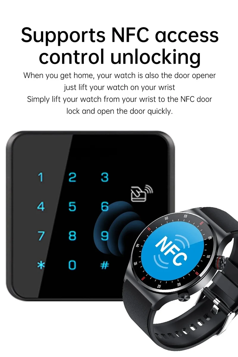 LIGE EKG + PPG Bluetooth Anruf Smart Watch Männer 2024 Sport Smart Armband NFC Wasserdicht Custom Uhren Gesicht Männer Smartwatch für Männer