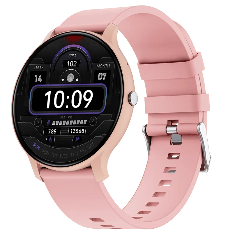 LAXASFIT Smart Watch Voller Touchscreen Sport Fitness Tracker IP68 Wasserdicht Bluetooth Smart Watch Männer Frauen Smart Watch 2024