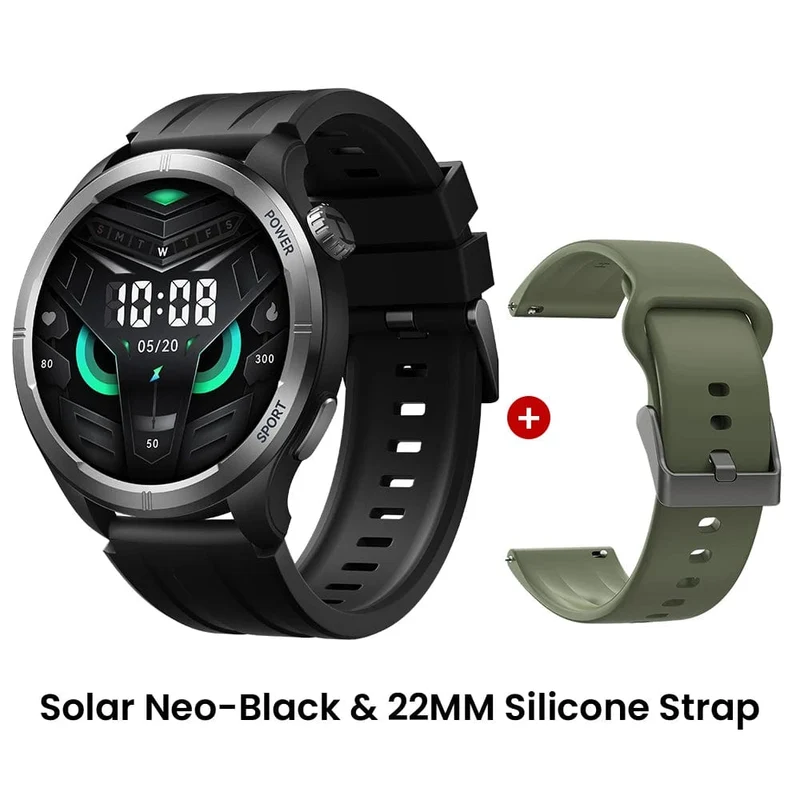 HAYLOU Solar Neo Smart Watch 1.53-Zoll-HD-Display Bluetooth-Anruf 24-Stunden-Gesundheitsüberwachung Smartwatches Herren Damen Smart Sport Watch