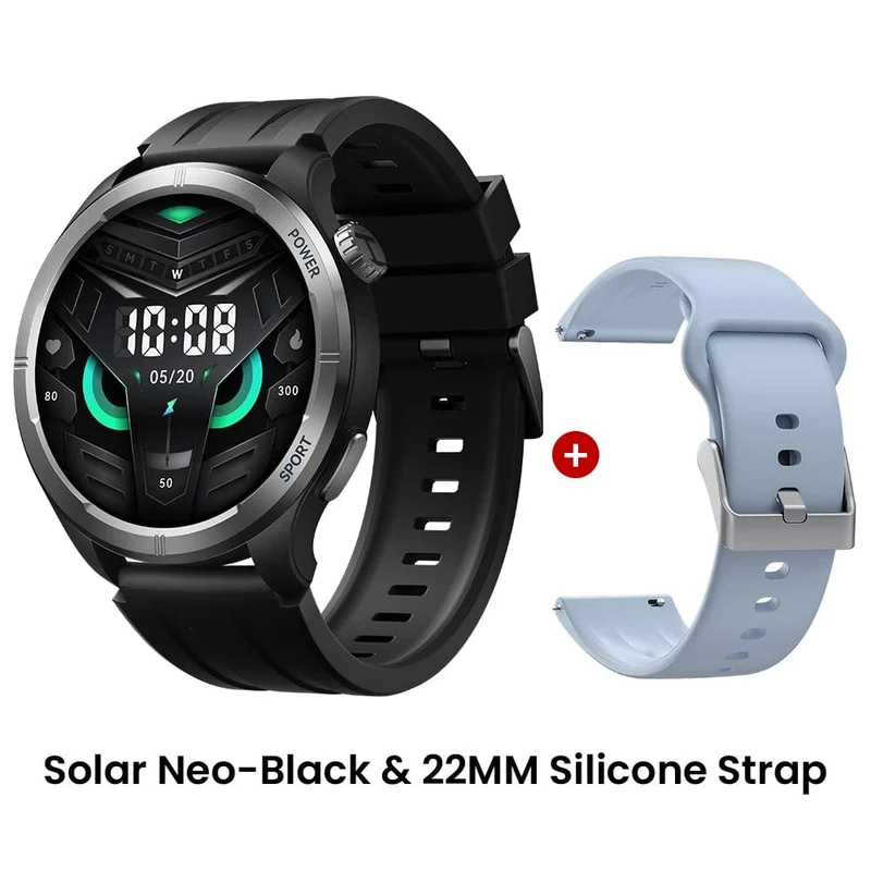 HAYLOU Solar Neo Smart Watch 1.53-Zoll-HD-Display Bluetooth-Anruf 24-Stunden-Gesundheitsüberwachung Smartwatches Herren Damen Smart Sport Watch