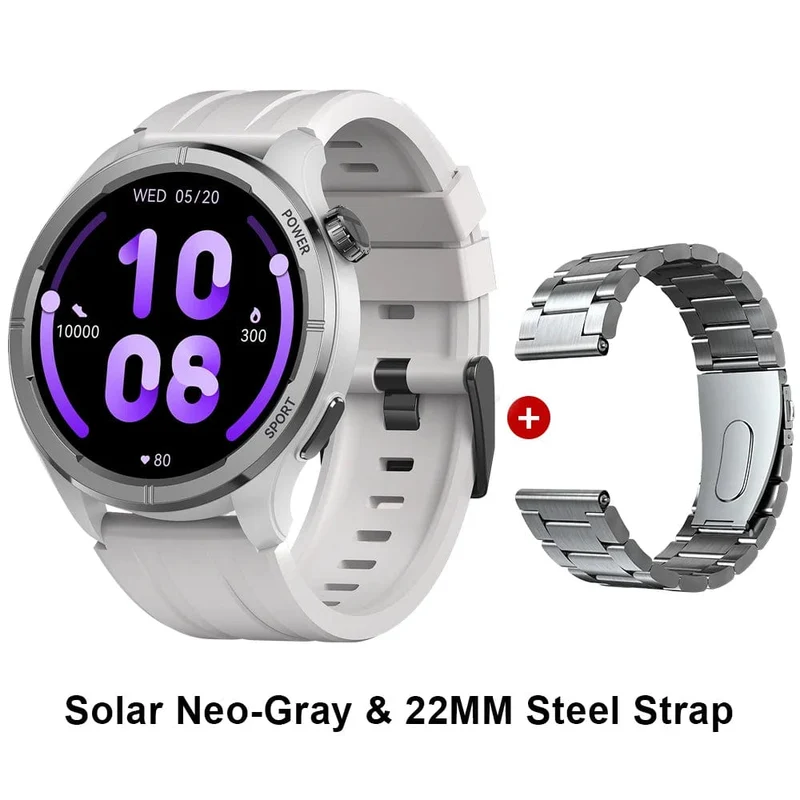 HAYLOU Solar Neo Smart Watch 1.53-Zoll-HD-Display Bluetooth-Anruf 24-Stunden-Gesundheitsüberwachung Smartwatches Herren Damen Smart Sport Watch
