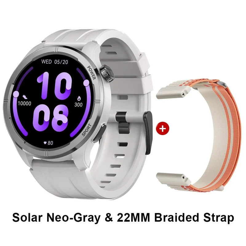 HAYLOU Solar Neo Smart Watch 1.53-Zoll-HD-Display Bluetooth-Anruf 24-Stunden-Gesundheitsüberwachung Smartwatches Herren Damen Smart Sport Watch