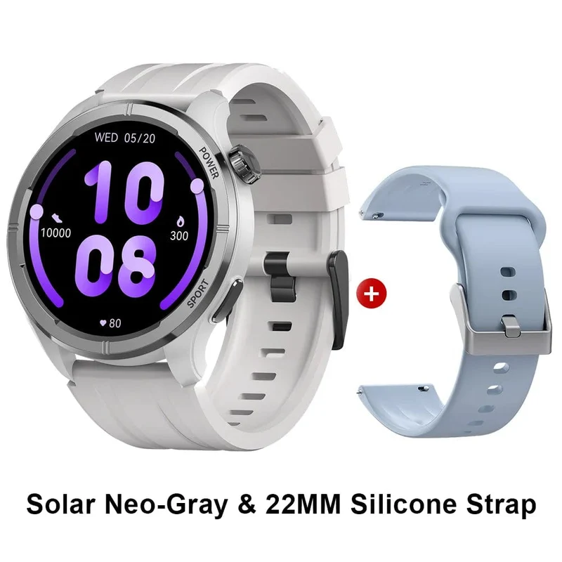 HAYLOU Solar Neo Smart Watch 1.53-Zoll-HD-Display Bluetooth-Anruf 24-Stunden-Gesundheitsüberwachung Smartwatches Herren Damen Smart Sport Watch