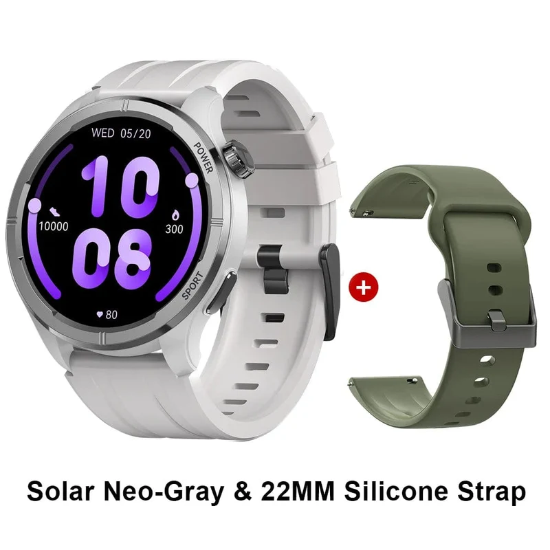 HAYLOU Solar Neo Smart Watch 1.53-Zoll-HD-Display Bluetooth-Anruf 24-Stunden-Gesundheitsüberwachung Smartwatches Herren Damen Smart Sport Watch