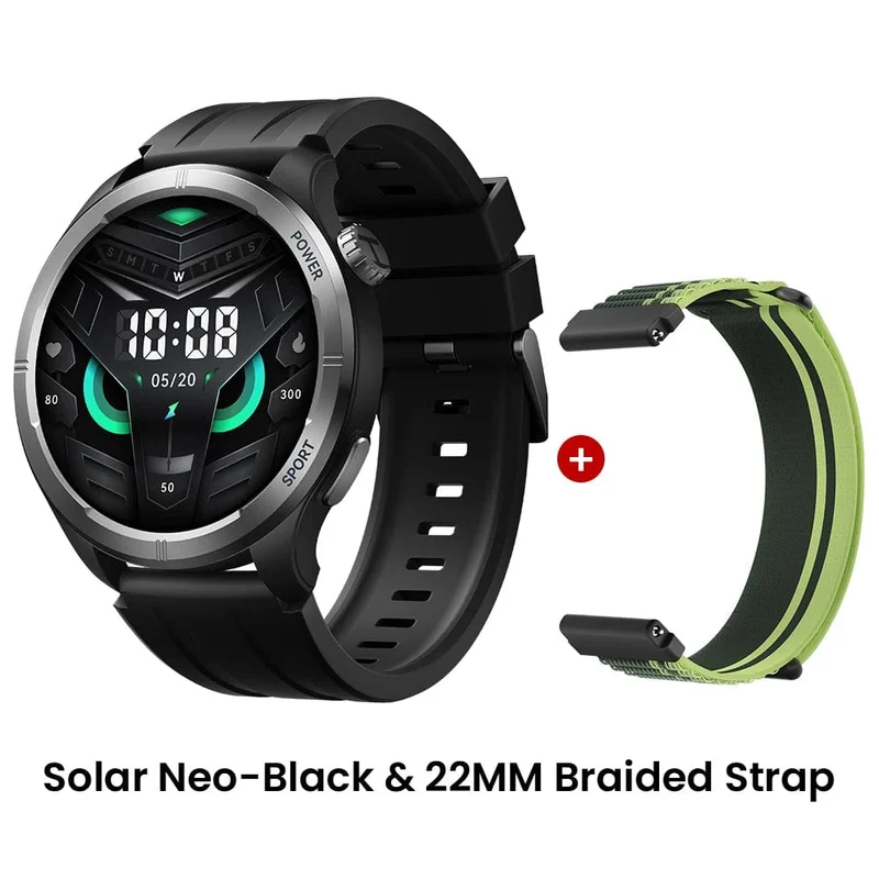 HAYLOU Solar Neo Smart Watch 1.53-Zoll-HD-Display Bluetooth-Anruf 24-Stunden-Gesundheitsüberwachung Smartwatches Herren Damen Smart Sport Watch