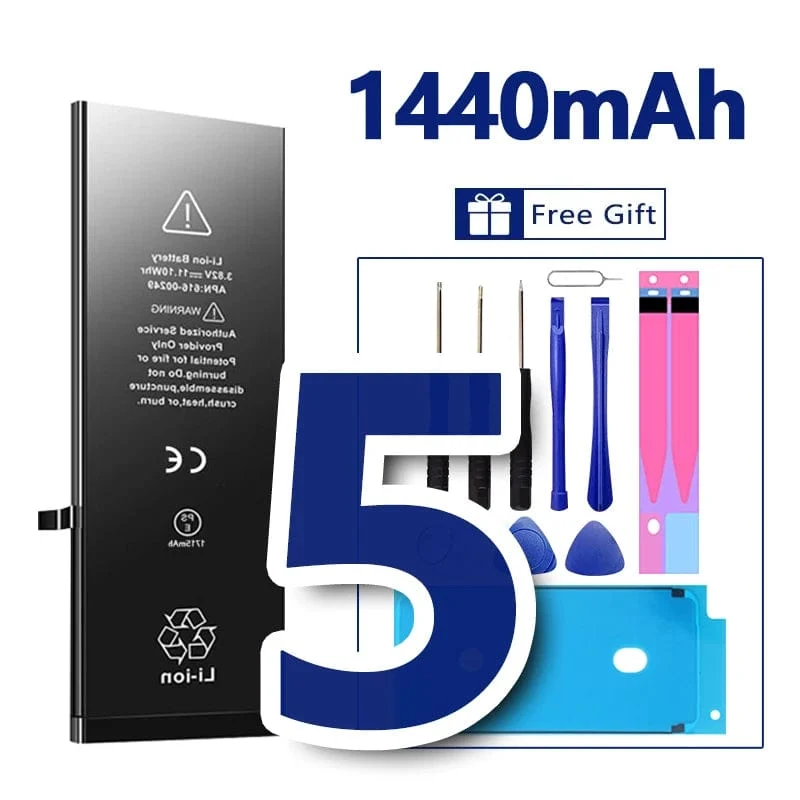 Hohe Qualität 0 Zyklen Batterie Für iPhone SE 2 4 4S 5 5S 5C 6 6S 7 8 Plus X XR XS 11 Pro Max 7P Für iPhone7 iPhonese 6splus