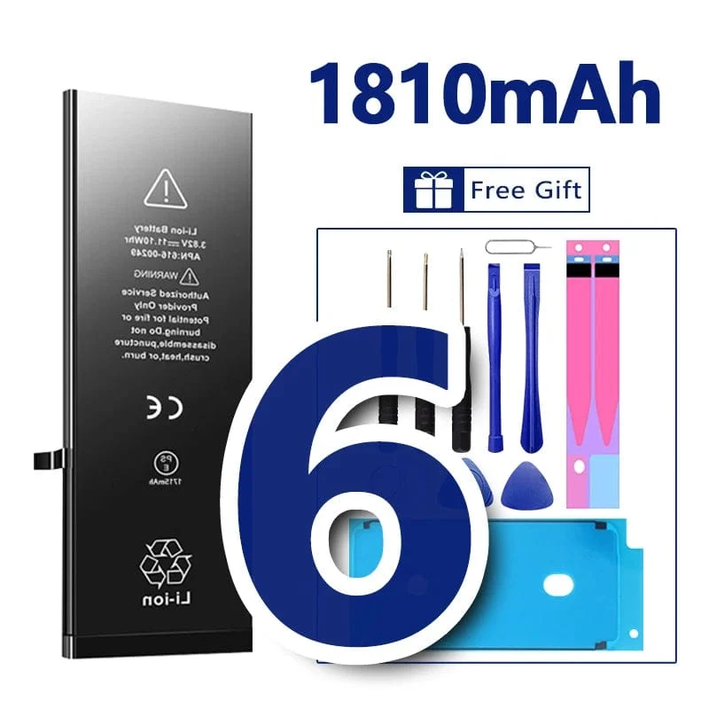 Hohe Qualität 0 Zyklen Batterie Für iPhone SE 2 4 4S 5 5S 5C 6 6S 7 8 Plus X XR XS 11 Pro Max 7P Für iPhone7 iPhonese 6splus