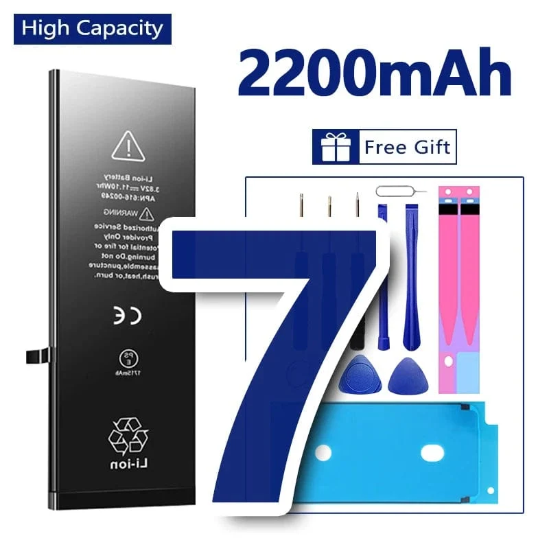Hohe Qualität 0 Zyklen Batterie Für iPhone SE 2 4 4S 5 5S 5C 6 6S 7 8 Plus X XR XS 11 Pro Max 7P Für iPhone7 iPhonese 6splus