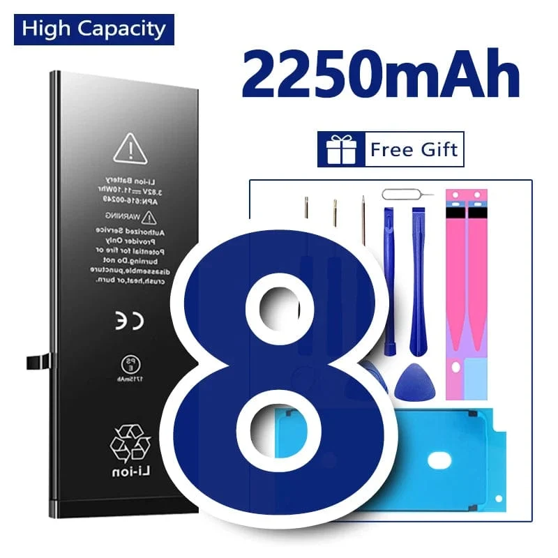 Hohe Qualität 0 Zyklen Batterie Für iPhone SE 2 4 4S 5 5S 5C 6 6S 7 8 Plus X XR XS 11 Pro Max 7P Für iPhone7 iPhonese 6splus