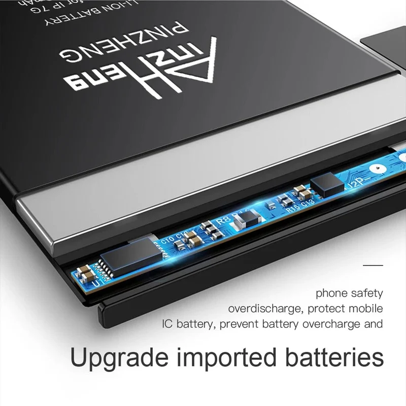PINZHENG-Akku für iPhone X XR XS 11 12 13 Mini Max Pro Promax, echte Ersatzbatterie mit hoher Kapazität, Garantie ein Jahr
