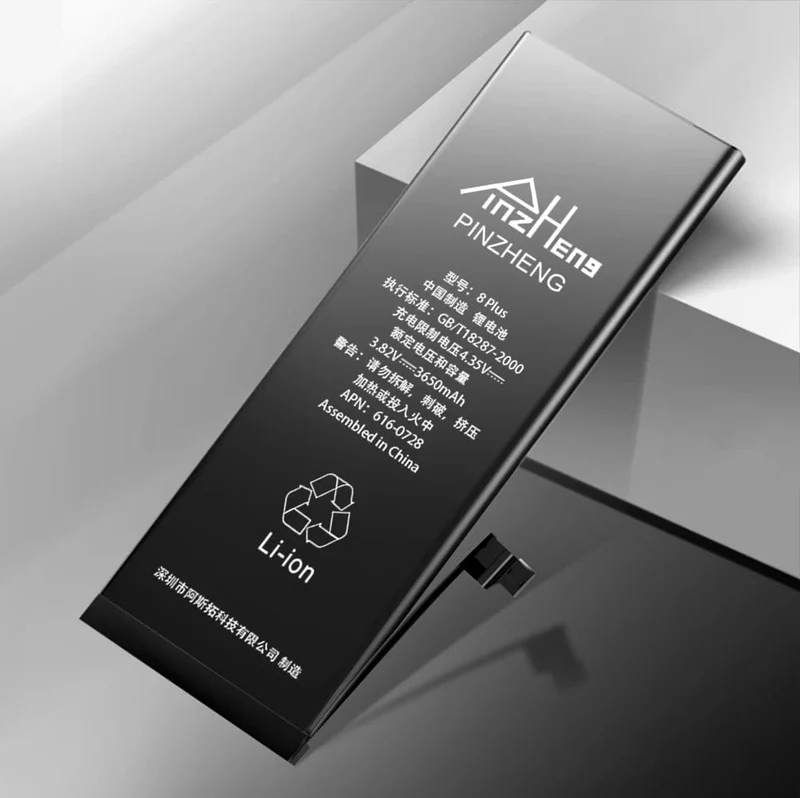 PINZHENG-Akku für iPhone X XR XS 11 12 13 Mini Max Pro Promax, echte Ersatzbatterie mit hoher Kapazität, Garantie ein Jahr