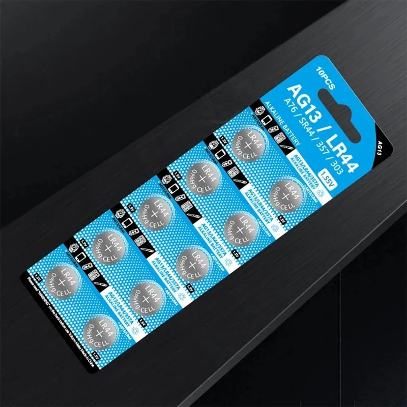 AG13 LR44 A76 357 357A LR1154 SR1154 SR44 1.55 V Alkaline Batterie Für Uhr Taschenrechner Autoschlüssel Fernbedienung Uhr Knopf Knopfzelle