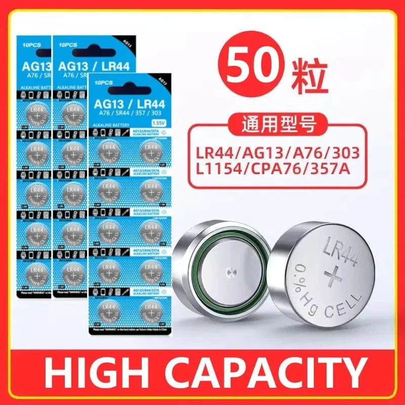 AG13 LR44 A76 357 357A LR1154 SR1154 SR44 1.55 V Alkaline Batterie Für Uhr Taschenrechner Autoschlüssel Fernbedienung Uhr Knopf Knopfzelle