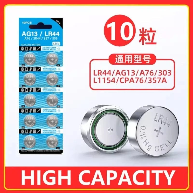 AG13 LR44 A76 357 357A LR1154 SR1154 SR44 1.55 V Alkaline Batterie Für Uhr Taschenrechner Autoschlüssel Fernbedienung Uhr Knopf Knopfzelle