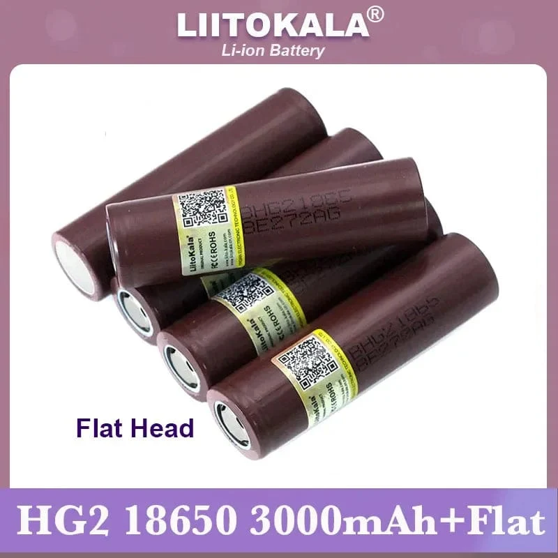 Liitokala 100% Neue HG2 18650 3000mAh akku 18650HG2 3.6V entladung 20A Max 35A Power batterien