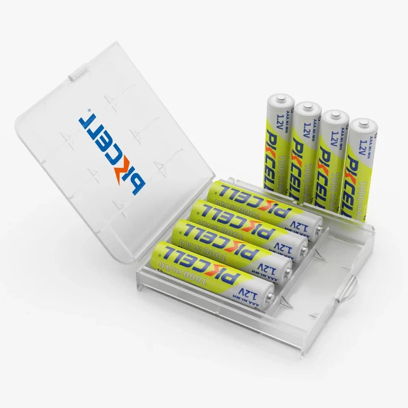 8PC PKCELL AAA Batterie 1.2 V NiMH AAA Akkus 1000mah aaa Uhr Spielzeug maus batterie Und 2PC AAA/AA Batterie Halter