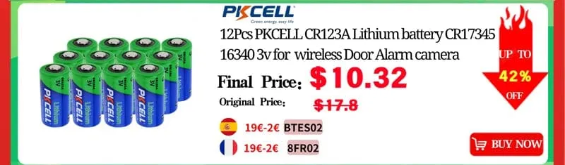 8PC PKCELL AAA Batterie 1.2 V NiMH AAA Akkus 1000mah aaa Uhr Spielzeug maus batterie Und 2PC AAA/AA Batterie Halter