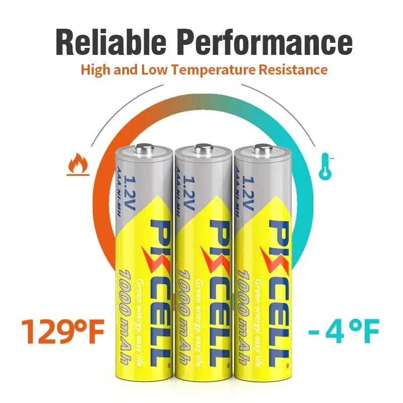 8PC PKCELL AAA Batterie 1.2 V NiMH AAA Akkus 1000mah aaa Uhr Spielzeug maus batterie Und 2PC AAA/AA Batterie Halter