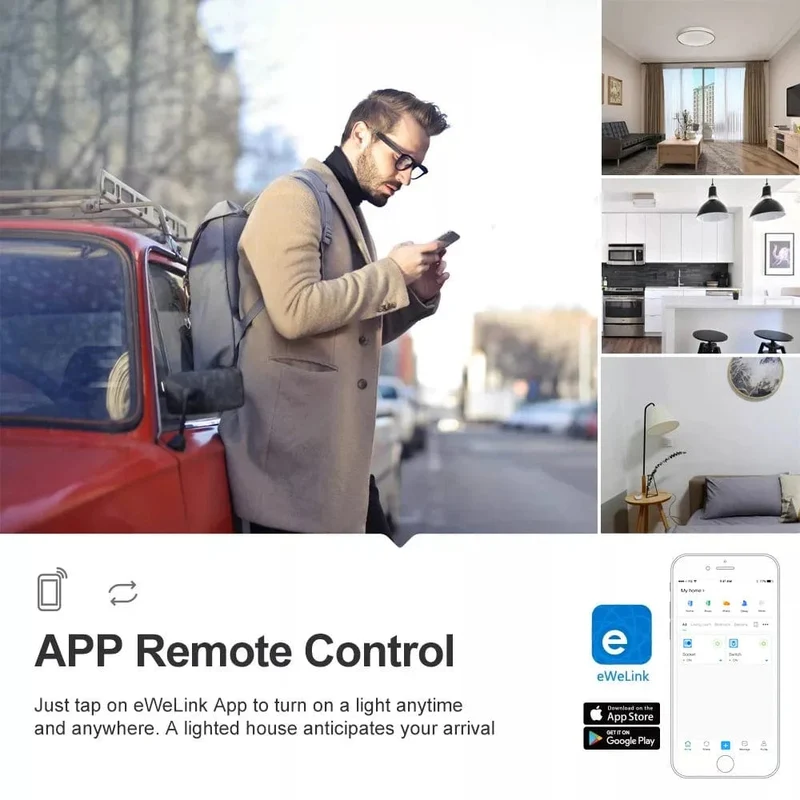 Itead SONOFF Basic R2 Mini DIY Modul WLAN Lichtschalter Drahtloser APP Fernbedienungsschalter 220V Smart Home Elektrische Schalter