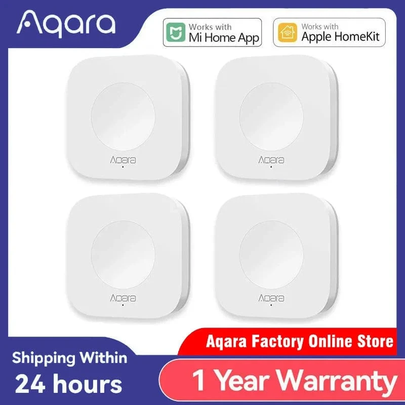Aqara Sensor Smart Wireless Mini Schalter Schlüssel Zigbee Verbindung Remote One Key Control Taste Home Security Mihome Homekit