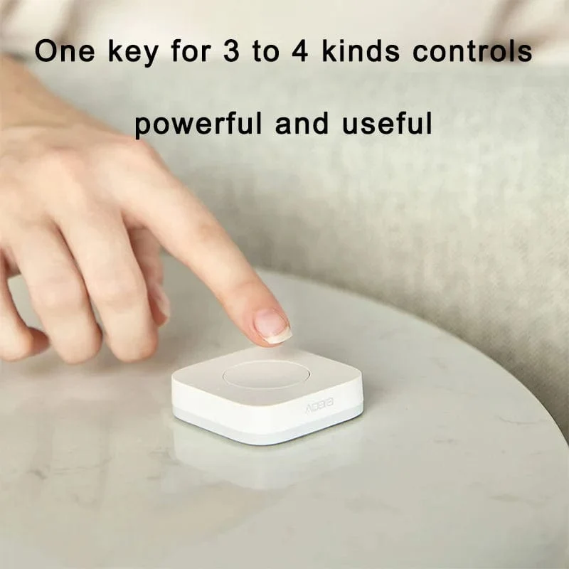 Aqara Sensor Smart Wireless Mini Schalter Schlüssel Zigbee Verbindung Remote One Key Control Taste Home Security Mihome Homekit
