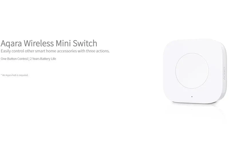 Aqara Sensor Smart Wireless Mini Schalter Schlüssel Zigbee Verbindung Remote One Key Control Taste Home Security Mihome Homekit