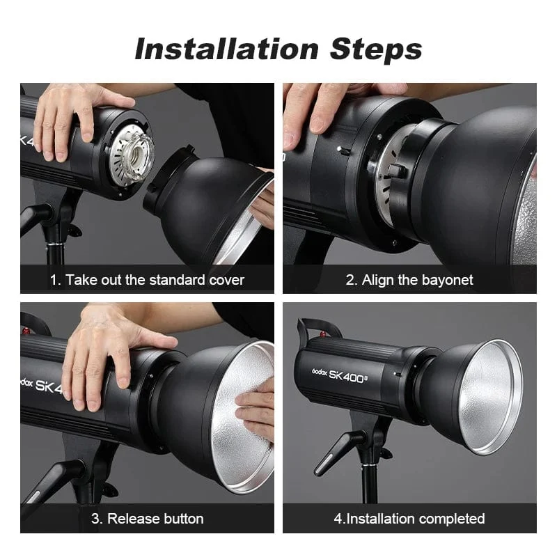 Soonpho 7 Zoll Bowens Mount Standard-Reflektor Diffusor Lampenschirm Schale Wabengitter für weiches Licht Fotostudio-Kits