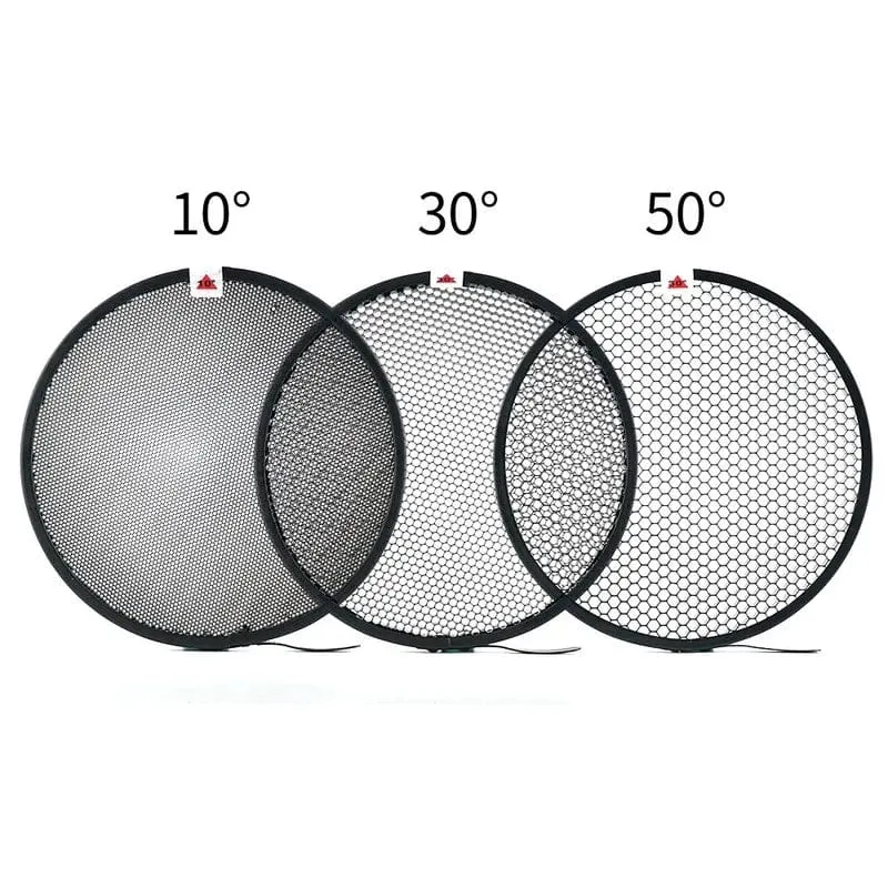 Soonpho 7 Zoll Bowens Mount Standard-Reflektor Diffusor Lampenschirm Schale Wabengitter für weiches Licht Fotostudio-Kits