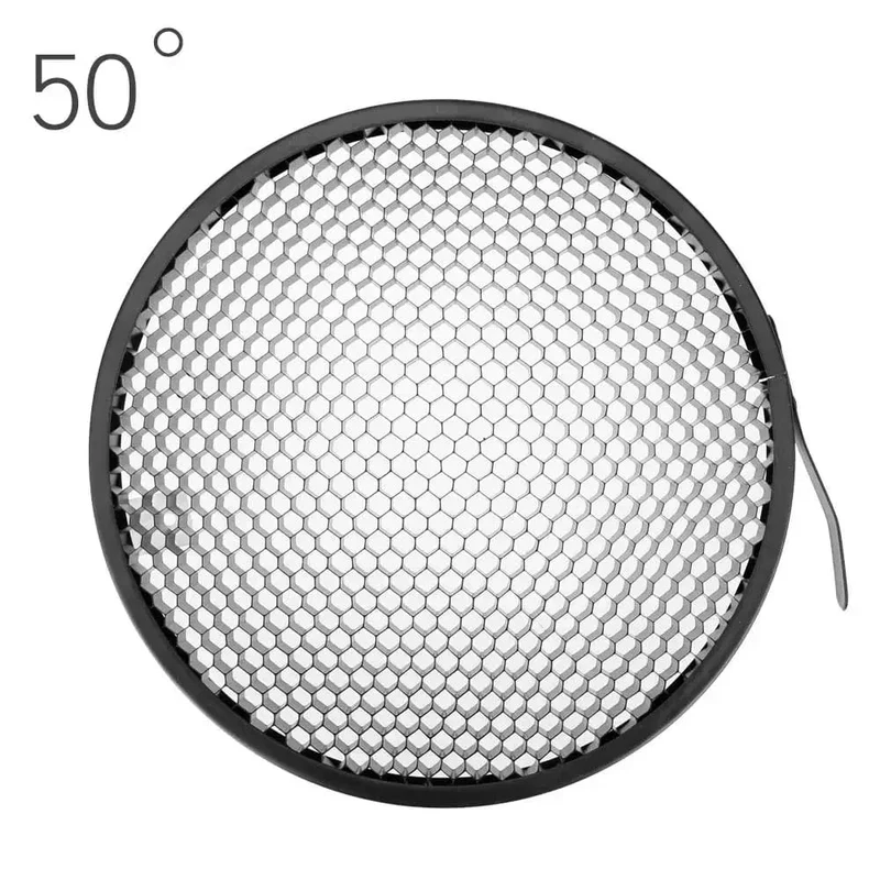 Soonpho 7 Zoll Bowens Mount Standard-Reflektor Diffusor Lampenschirm Schale Wabengitter für weiches Licht Fotostudio-Kits