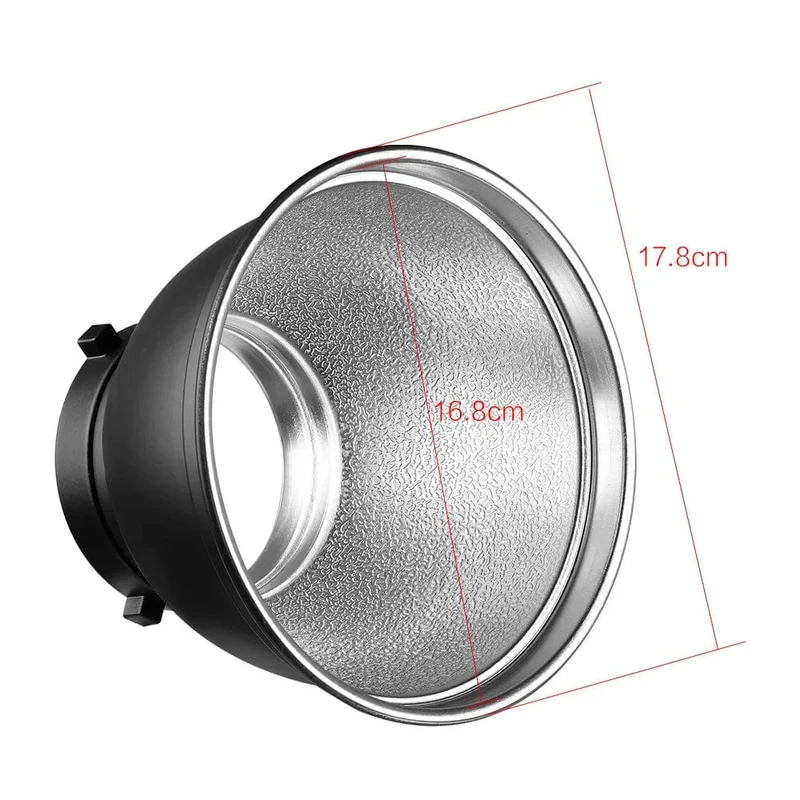 Soonpho 7 Zoll Bowens Mount Standard-Reflektor Diffusor Lampenschirm Schale Wabengitter für weiches Licht Fotostudio-Kits
