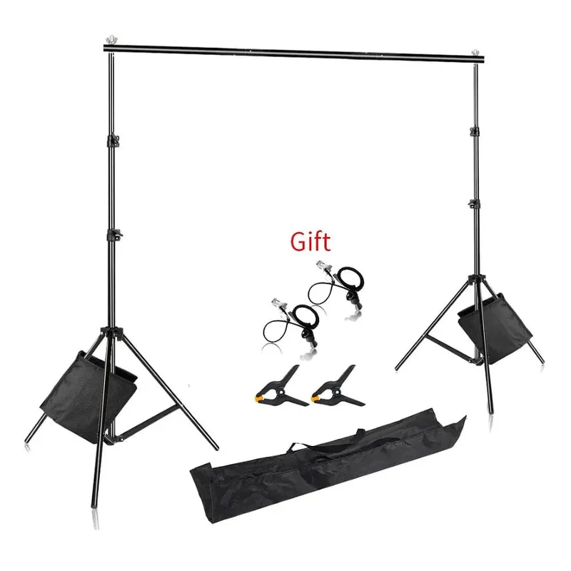 Fotografie-Hintergrundständer, Fotostudio-Hintergrund-Kit, Hintergründe, Chromakey, Green Screen-Rahmen-Unterstützungssystem, verstellbares Stativ