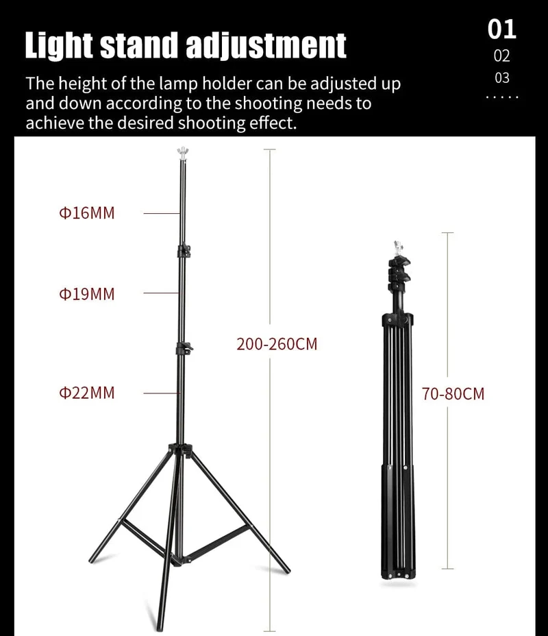 Fotografie-Hintergrundständer, Fotostudio-Hintergrund-Kit, Hintergründe, Chromakey, Green Screen-Rahmen-Unterstützungssystem, verstellbares Stativ