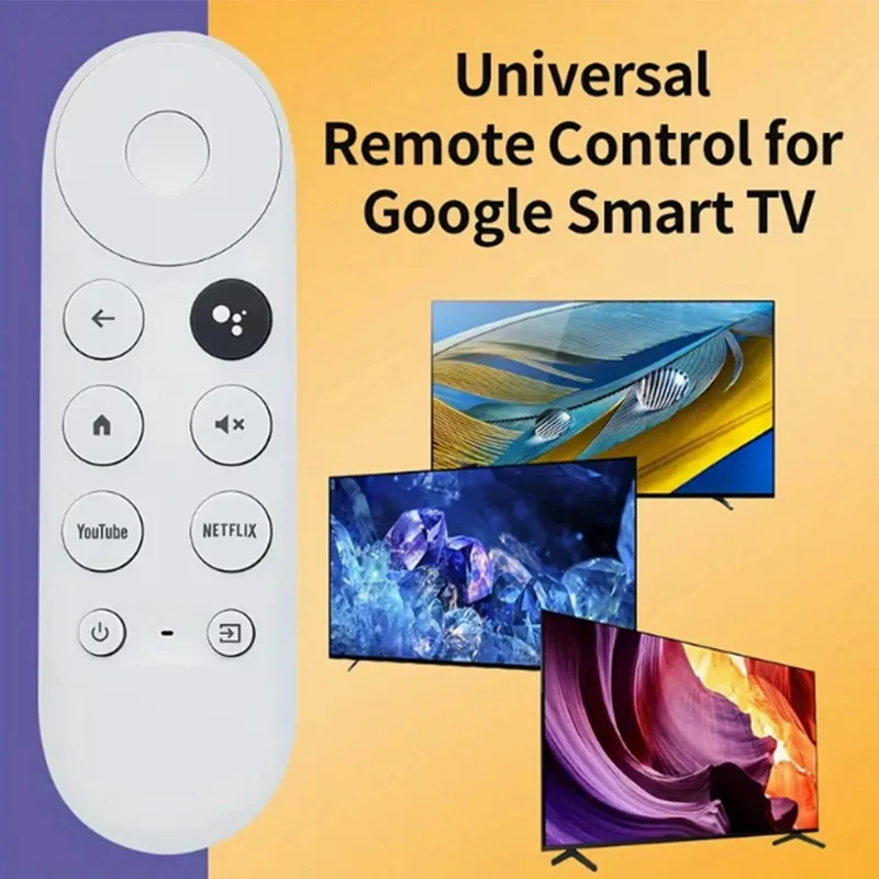 Ersatzfernbedienung, neuer Ersatz für die G9N9N-Chromecast-Fernbedienung für Google TV Chromecast 4K Snow Streaming Media Player