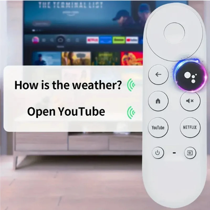 Ersatzfernbedienung, neuer Ersatz für die G9N9N-Chromecast-Fernbedienung für Google TV Chromecast 4K Snow Streaming Media Player