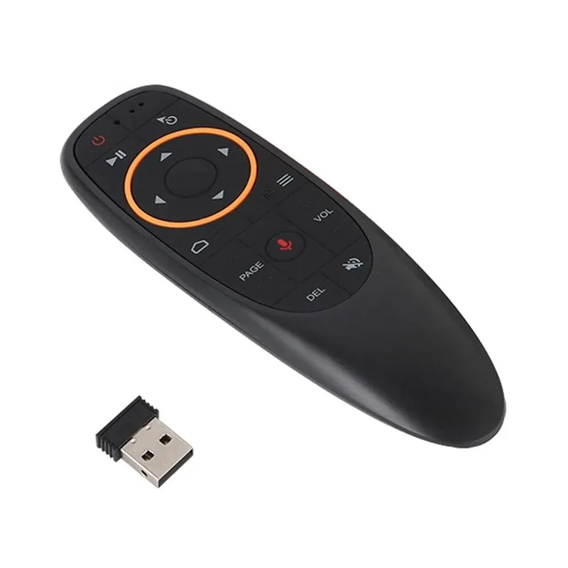 G10S Air Mouse Sprachfernbedienung 2.4G Wireless Gyroskop IR-Lernen für H96 MAX X88 PRO Android TV Box HK1