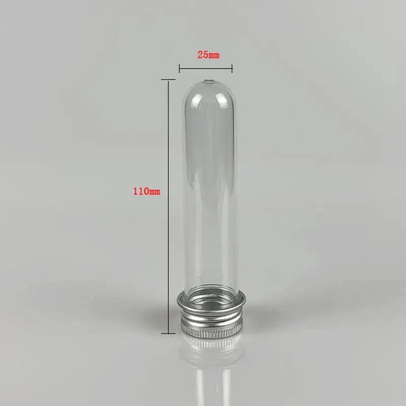 20 Stück Labor 30 ml transparente Reagenzgläser aus Kunststoff mit Deckel Mehrzweck-Aufbewahrungsflasche für USB-Kabel Partygeschenke Abfüllbox Organizer