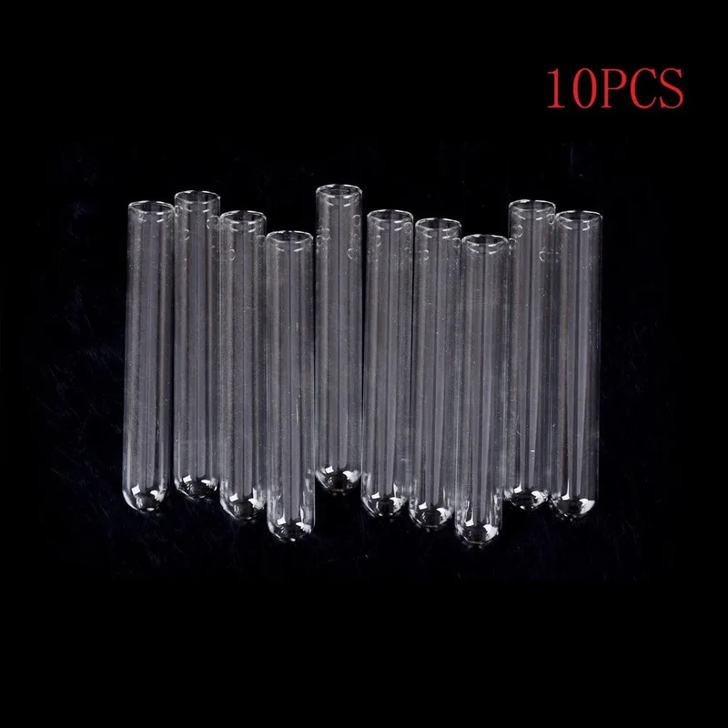 10 Stücke 15*100mm Glasblasen Rohre 4 Zoll Lange Dickwandige Reagenzglas Experimentelle reagenzglas liefert