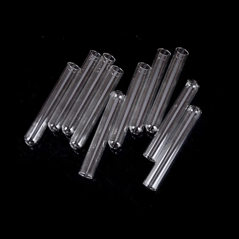 10 Stücke 15*100mm Glasblasen Rohre 4 Zoll Lange Dickwandige Reagenzglas Experimentelle reagenzglas liefert
