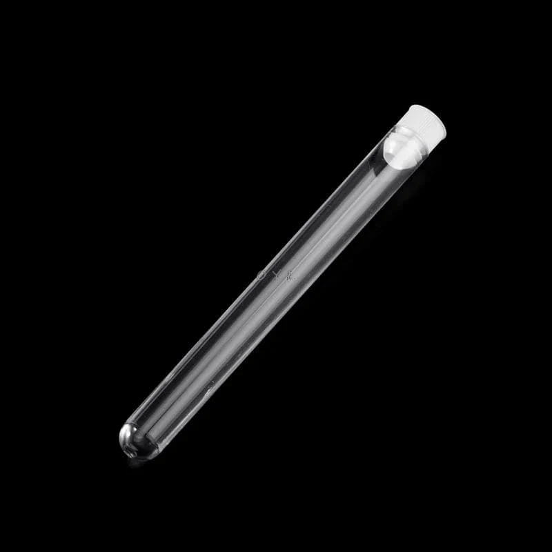 10 Stücke Kunststoff Reagenzgläser Labor Test Werkzeug Mit Schraubverschluss Transparent 15*150mm