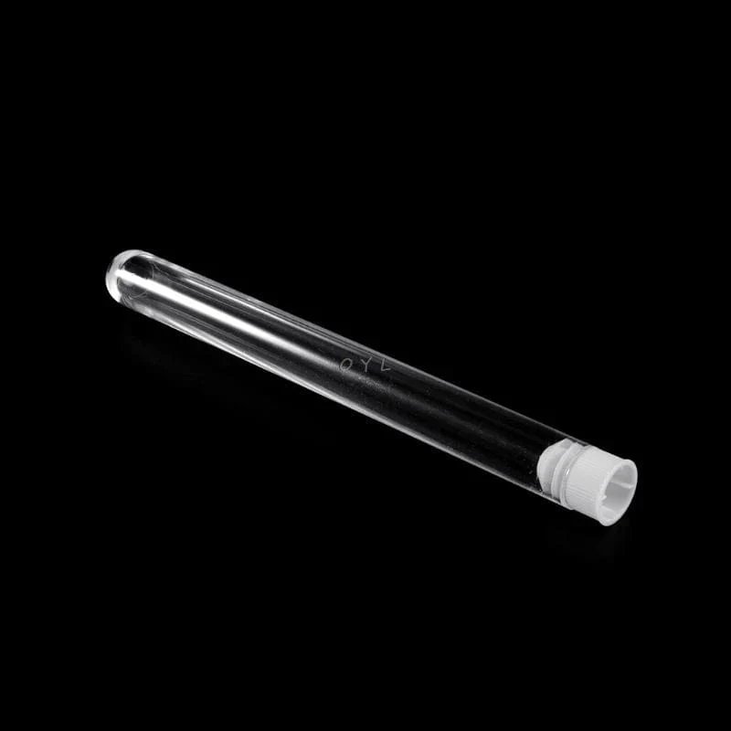 10 Stücke Kunststoff Reagenzgläser Labor Test Werkzeug Mit Schraubverschluss Transparent 15*150mm