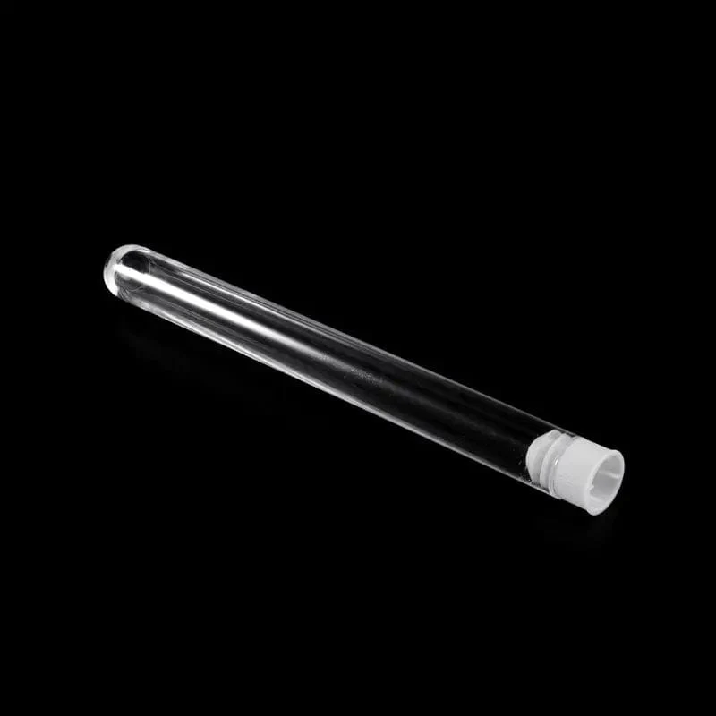 10 Stücke Kunststoff Reagenzgläser Labor Test Werkzeug Mit Schraubverschluss Transparent 15*150mm