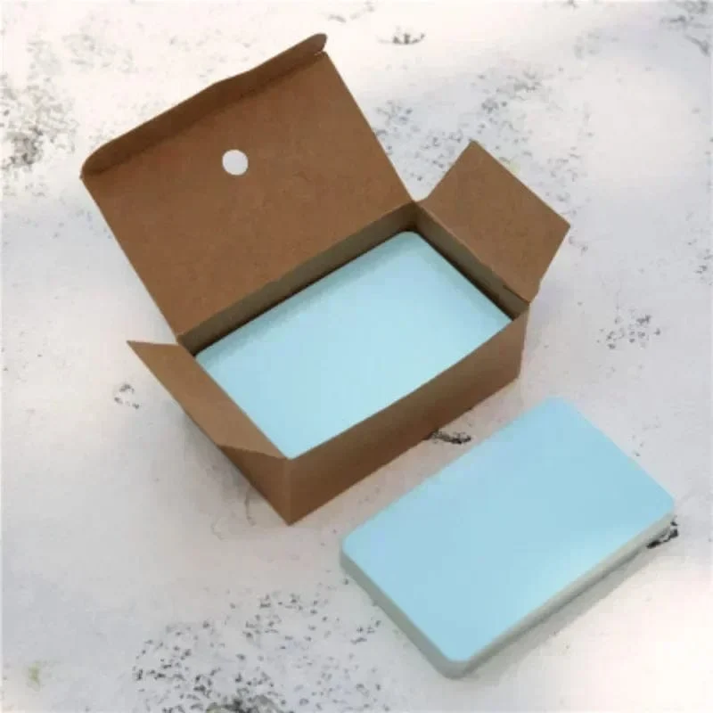 50/100/200 Blatt/Box DIY Tagebuch Tragbare Dose zum Stanzen von Blankokarten, Erinnerungsnachrichten, praktische Karten, Grußkarten, Notizblöcke