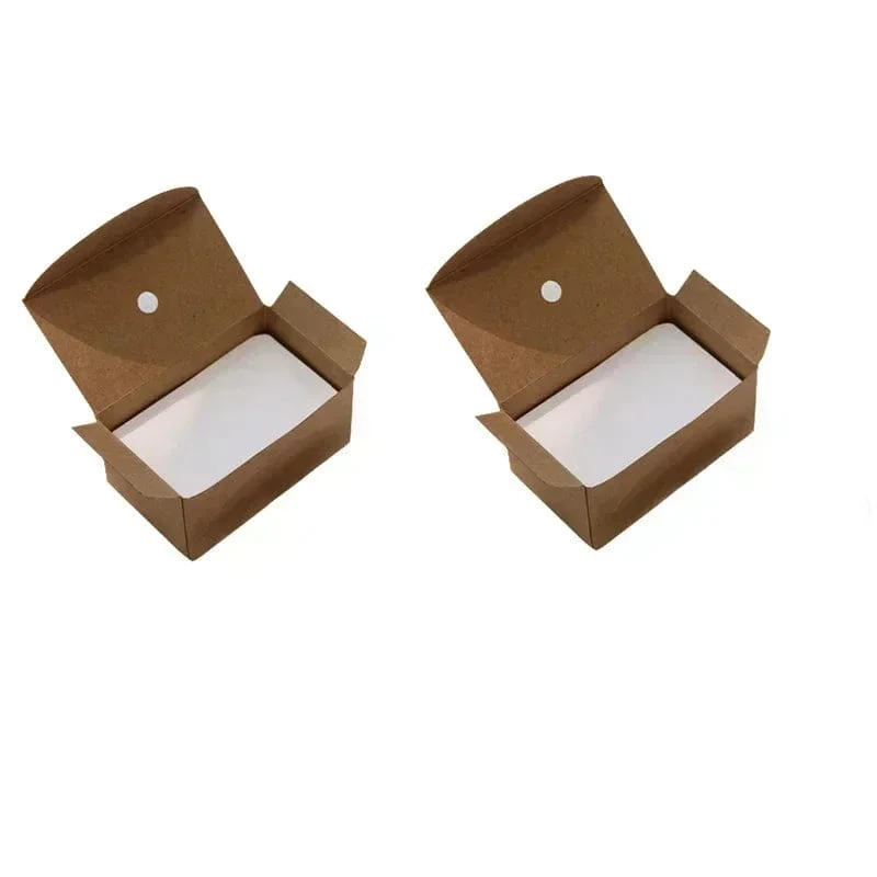 50/100/200 Blatt/Box DIY Tagebuch Tragbare Dose zum Stanzen von Blankokarten, Erinnerungsnachrichten, praktische Karten, Grußkarten, Notizblöcke