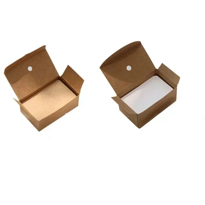 50/100/200 Blatt/Box DIY Tagebuch Tragbare Dose zum Stanzen von Blankokarten, Erinnerungsnachrichten, praktische Karten, Grußkarten, Notizblöcke