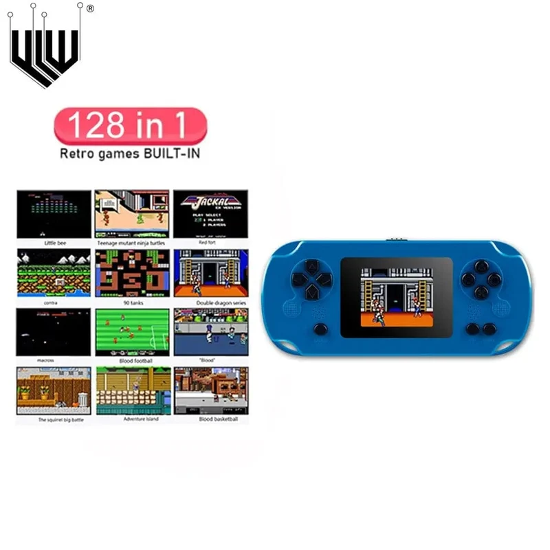 GAMINJA GC31 Retro Tragbare Mini-Handheld-Videospielkonsole TFT-Farbbildschirm Kinderspiel-Player Eingebaute 8-Bit-Spiele