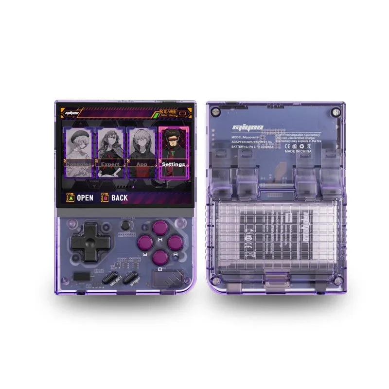 MIYOO Mini Plus Tragbare Retro-Handheld-Spielekonsole 3.5-Zoll-IPS-HD-Bildschirm Kindergeschenk Linux-System Klassischer Gaming-Emulator
