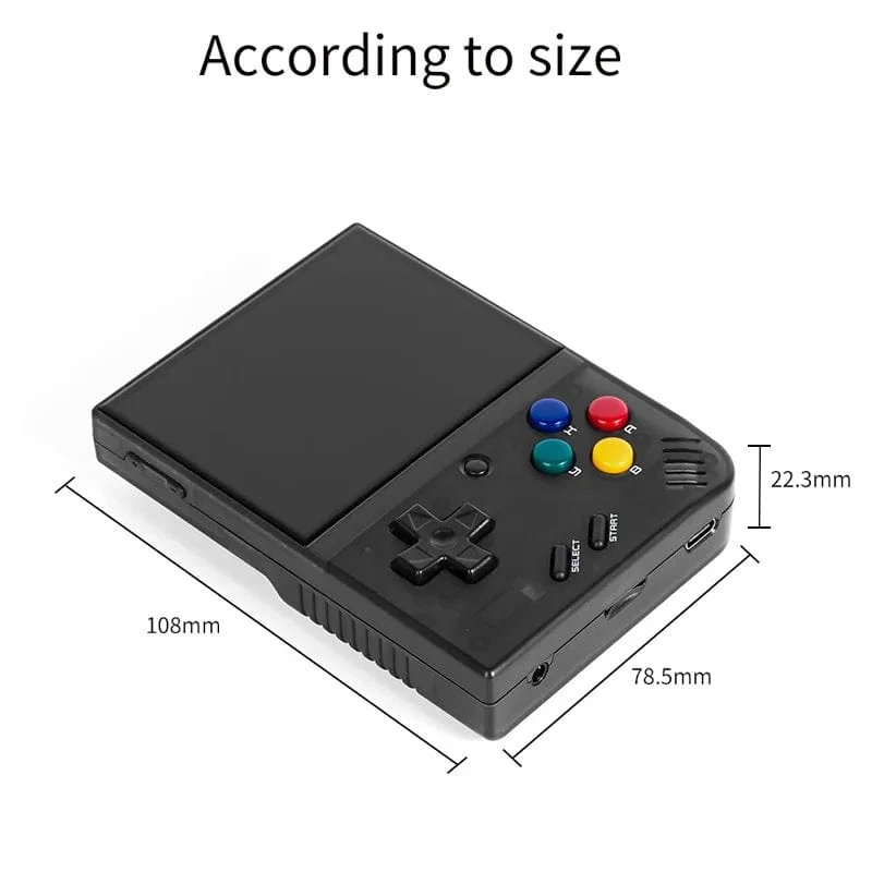 MIYOO Mini Plus Tragbare Retro-Handheld-Spielekonsole 3.5-Zoll-IPS-HD-Bildschirm Kindergeschenk Linux-System Klassischer Gaming-Emulator