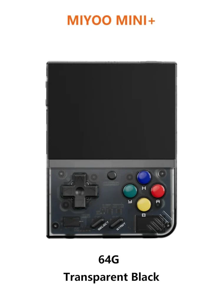 MIYOO Mini Plus Tragbare Retro-Handheld-Spielekonsole 3.5-Zoll-IPS-HD-Bildschirm Kindergeschenk Linux-System Klassischer Gaming-Emulator
